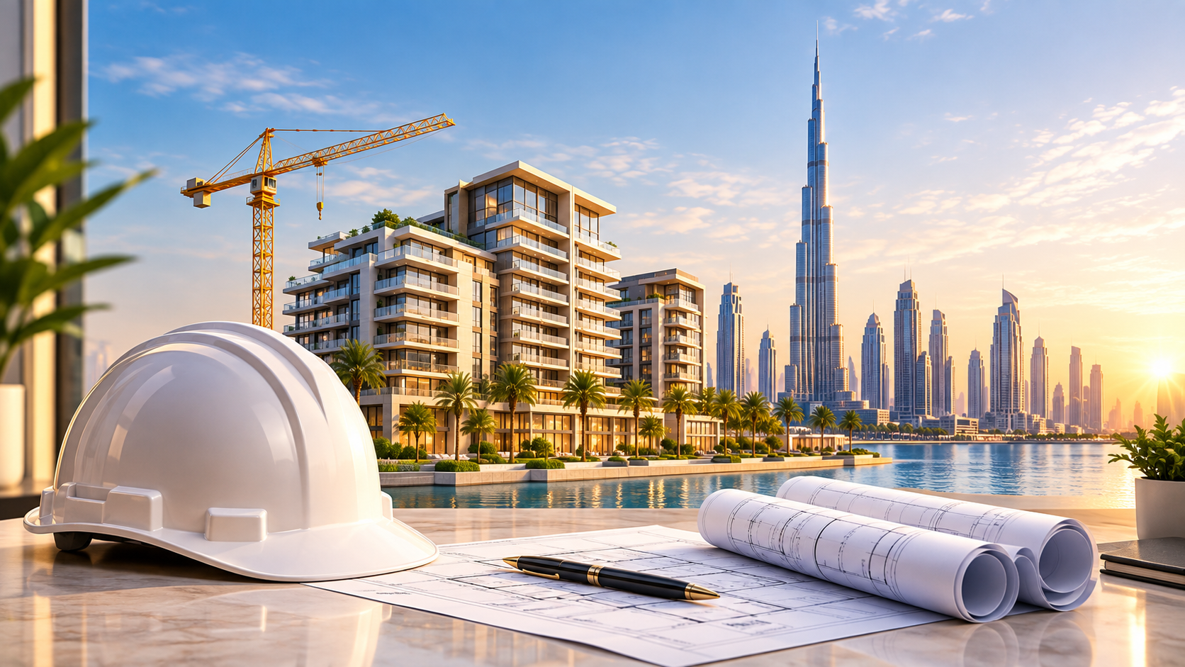Dubai developer and construction marketing visual