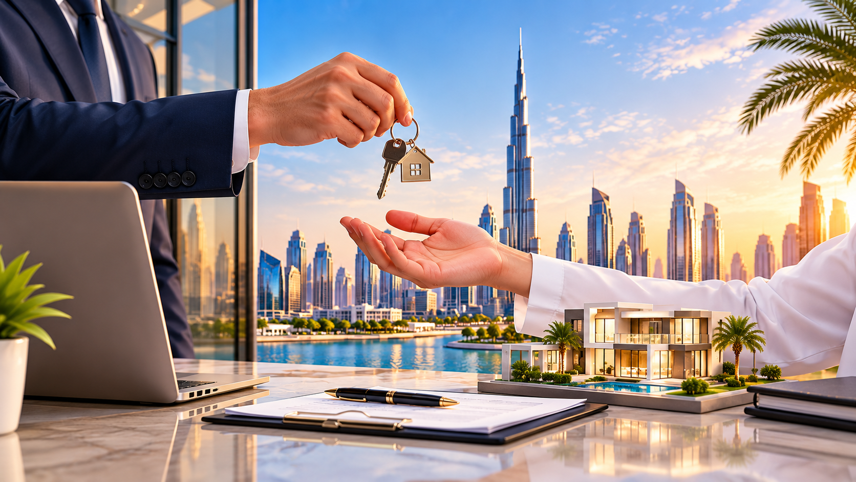 Dubai brokerage and property marketing visual